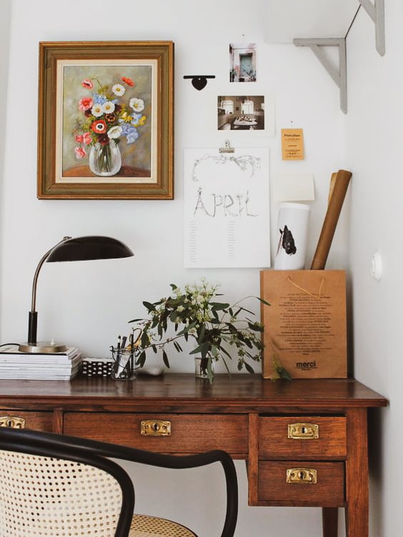 vintage home office inspiration