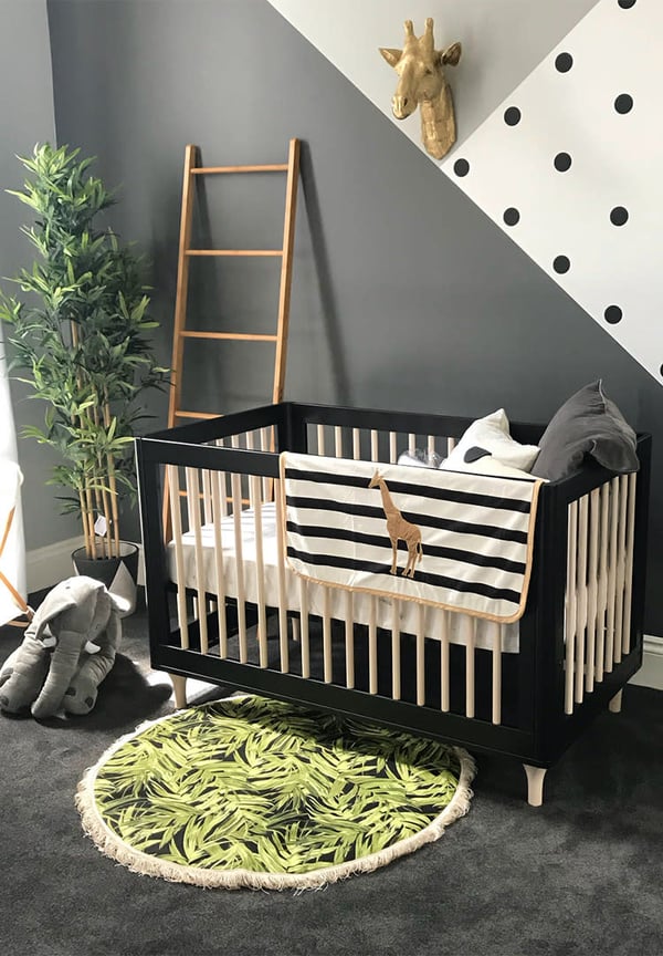 kids bedroom ideas lines and spots
