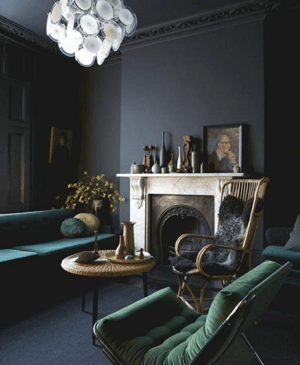 How to pull off the dark painted ceiling trend in any room