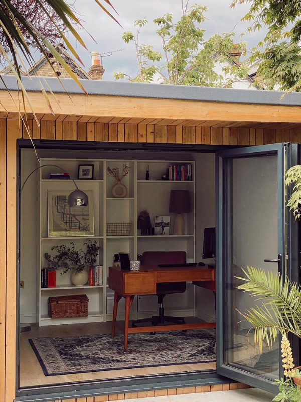 A traditional take on a garden office
