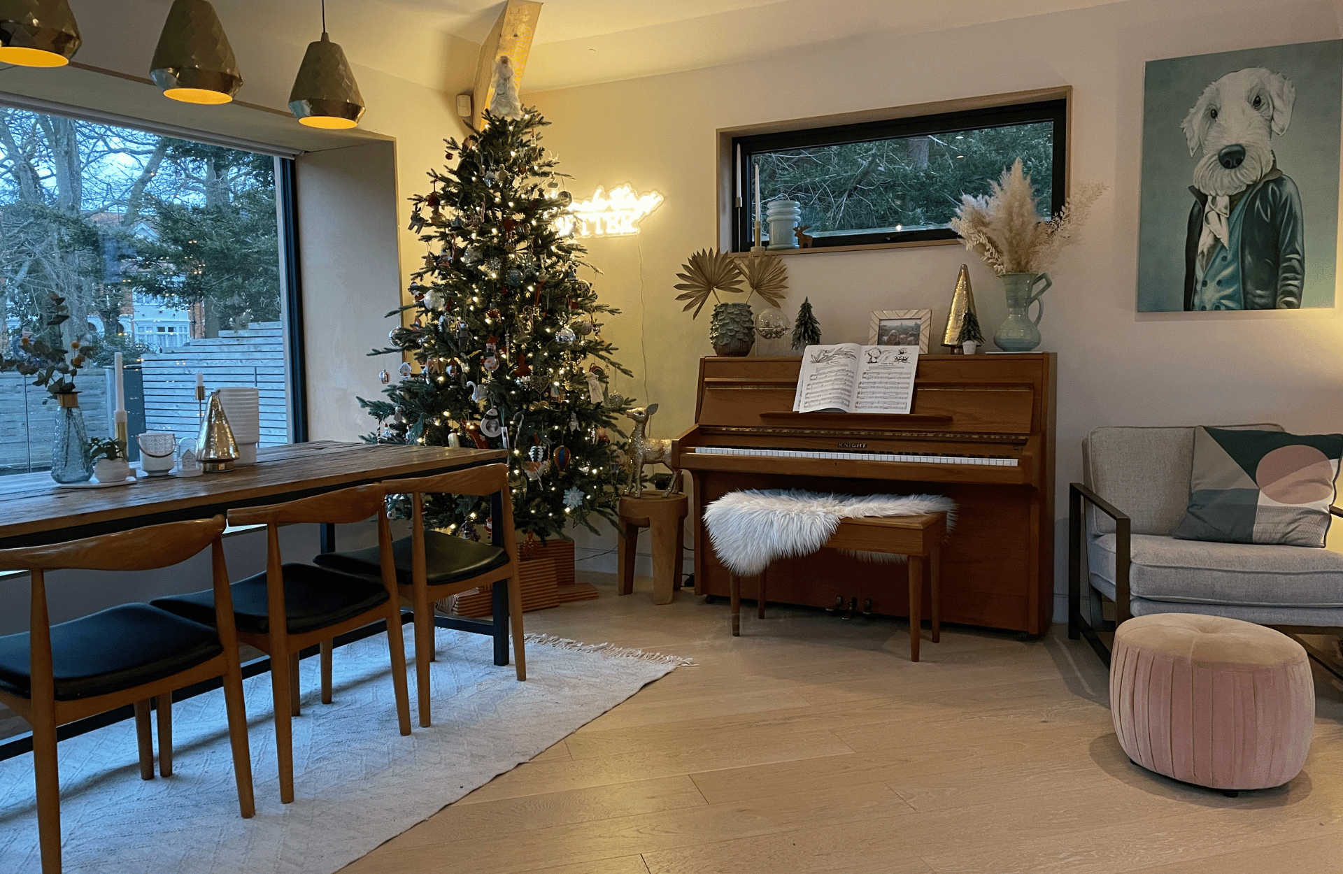 Cosy christmas decorations