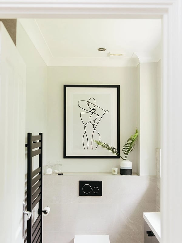 Minimalistic bathroom design | Online interior design