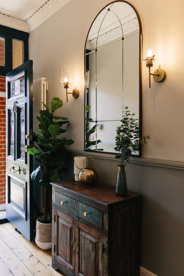 first home interior design | Victorian hallway
