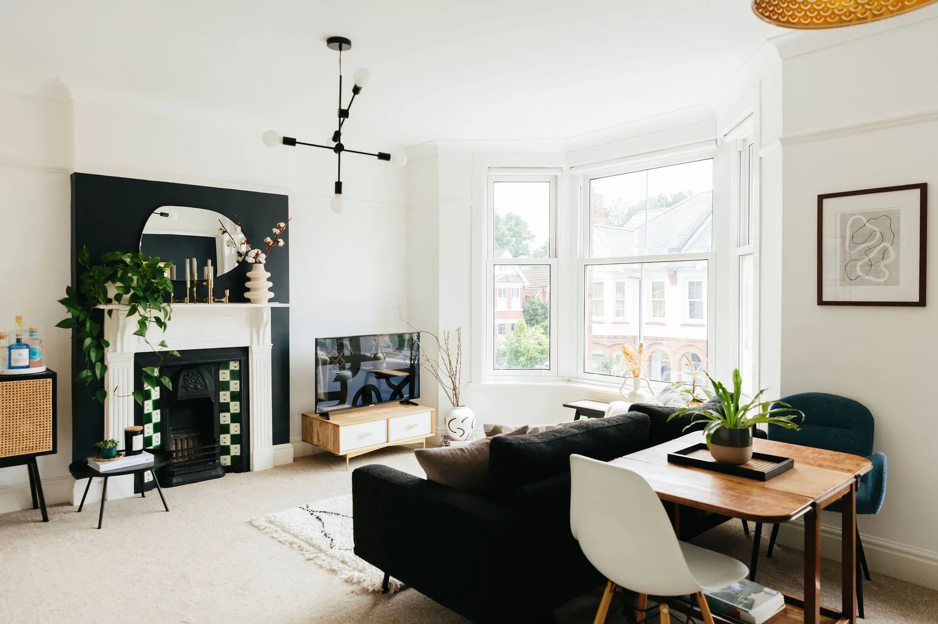 Living room chimney breast ideas
