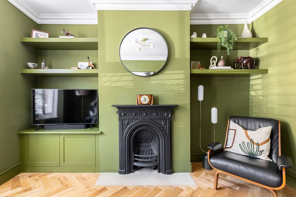 Create more space by painting the alcoves in your home