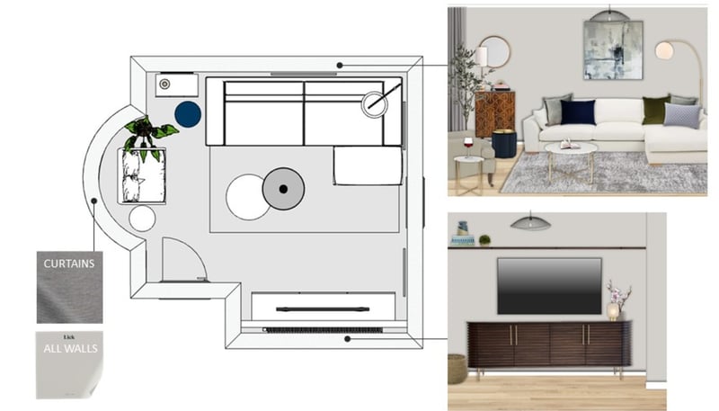 Bay window living room furniture layout floorplan