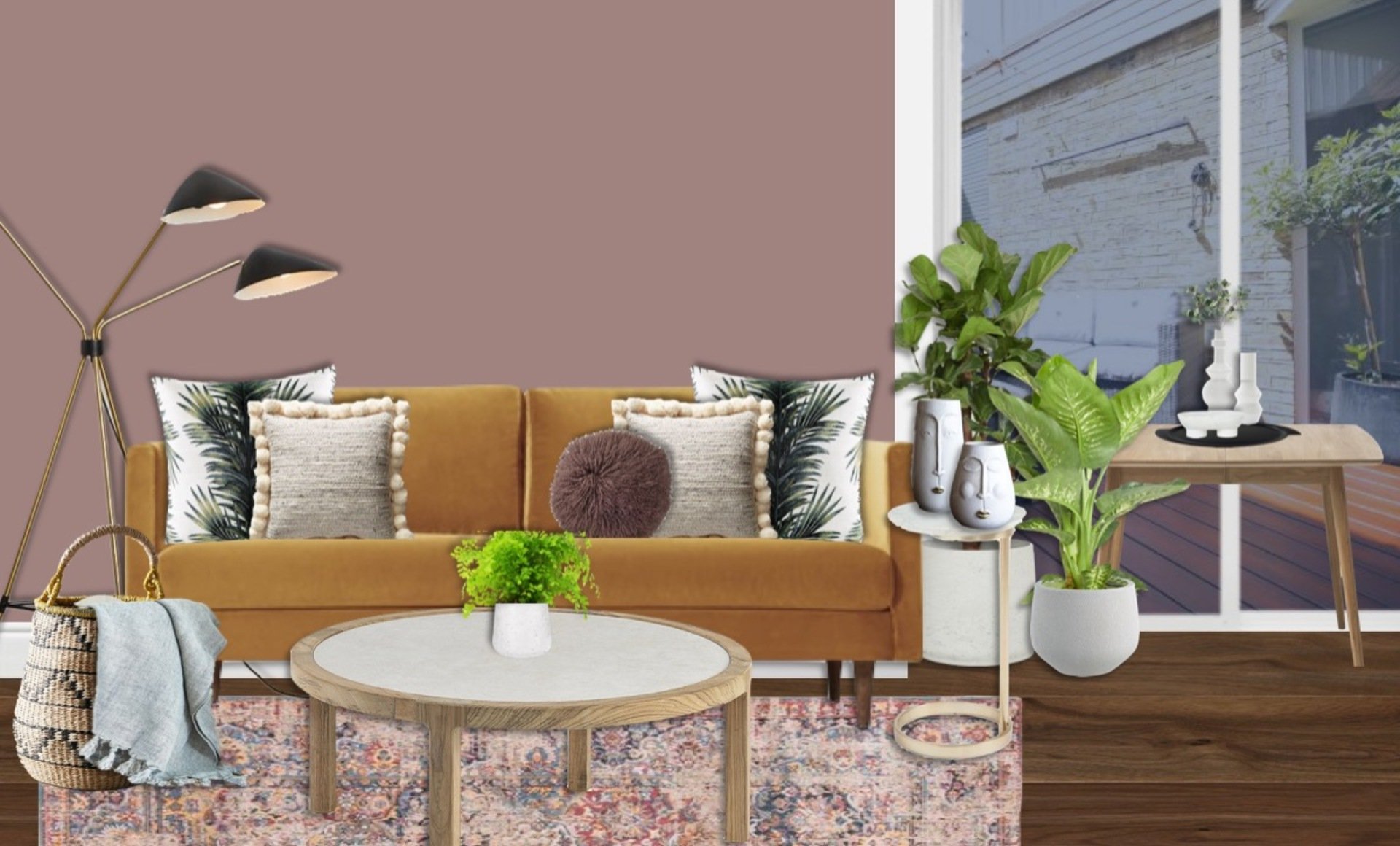 living room 2d visual design 
