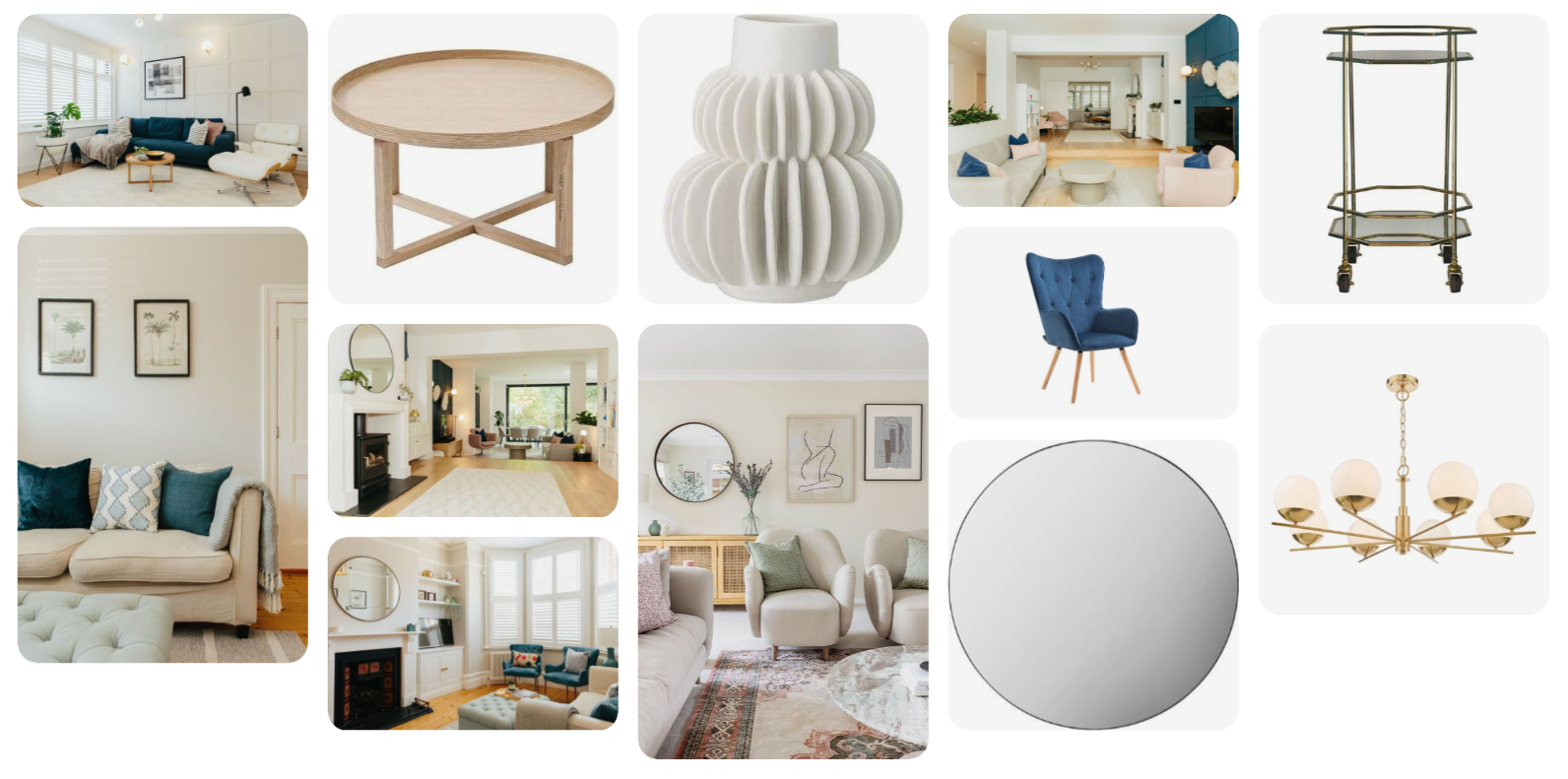 how to create an interior design pinterest board