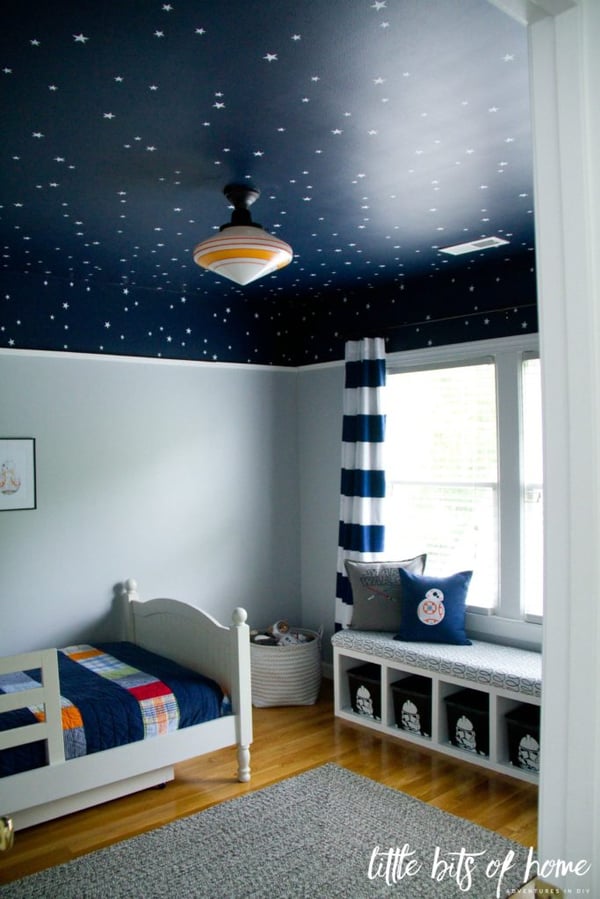 kids room paint ideas starry sky